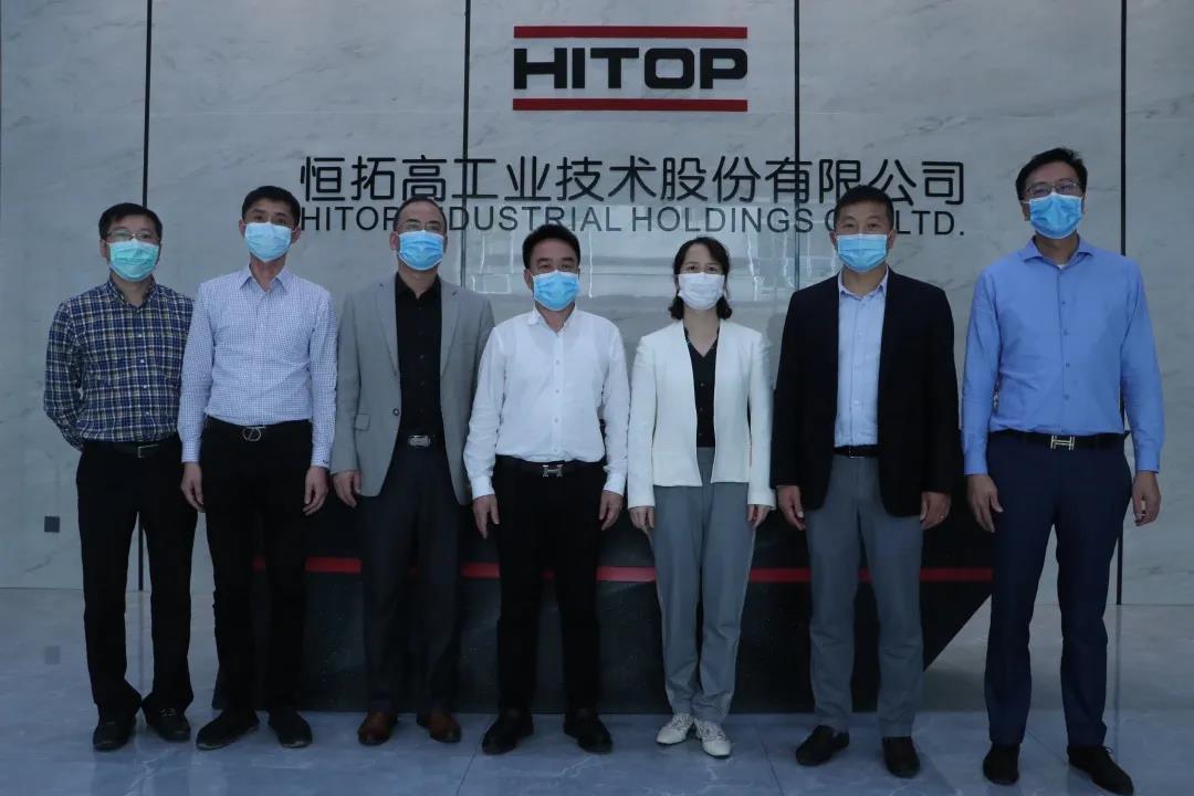 区工商联（总商会）领导到我会恒拓高、爱索佳企业开展复工复产调研